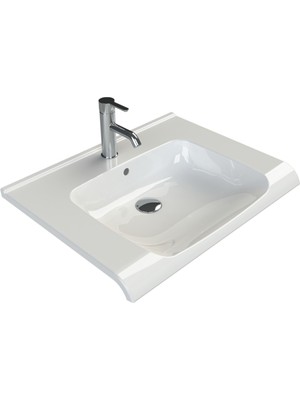 Turkuaz Anova Etajerli Lavabo 65 x 50 cm