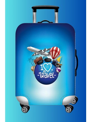 Çizilmeye Karşı Dayanıklı Valiz Kılıfı- Elde Yıkanabilir, Koruyucu Toz Kılıfı - 
seyahat Aksesuarları "valiz Kılıfı", "esnek Valiz Kılıfı", "koruyucu Valiz Örtüsü"