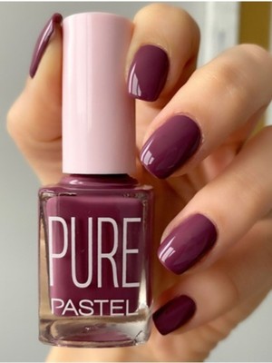 Pastel Pure Oje Şarap Renkli Parlak Formül 621 Uzun Süreli Kullanım İçin