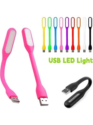 Mi-Ça Home Taşınabilir Katlanabilir Parlak Işıklı Laptop Okuma USB LED Lamba