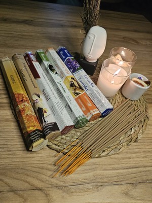 Aromatika 7 Lı Tütsü Seti,lavanta,palo Santo,yasemin,sandal,vanilya,amber,kayık Tütsülük