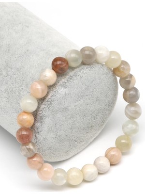 Alibaba Doğaltaş Aytaşı Doğal Taş Bileklik 8 mm Küre Kesim