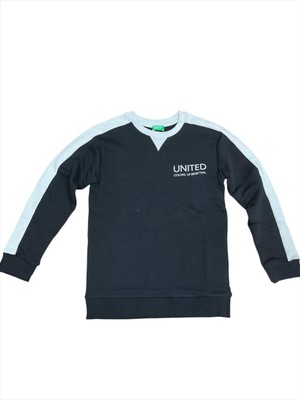 BNT-B21606 Benetton Sweatshirt Erkek Çocuk Siyah Sweatshirt 72744-001