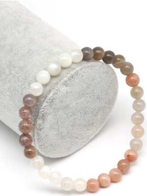 Alibaba Doğaltaş Aytaşı Doğal Taş Bileklik 6 mm Küre Kesim