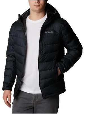 Columbia Porter Heights Hooded Down Erkek Siyah Kapüşonlu Outdoor Mont XO8564-010