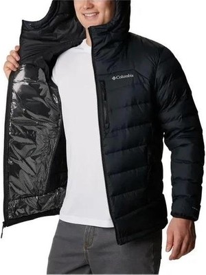 Columbia Porter Heights Hooded Down Erkek Siyah Kapüşonlu Outdoor Mont XO8564-010