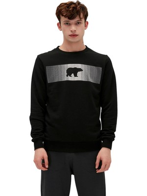 Bad Bear Fancy Crewneck Siyah Erkek Sweatshirt 19.02.12.007-C01