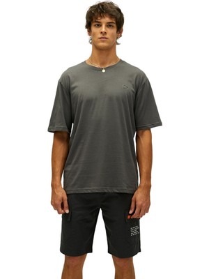 Bad Bear LIBER T-SHIRT Gri Erkek T-Shirt 22.01.07.052-C118