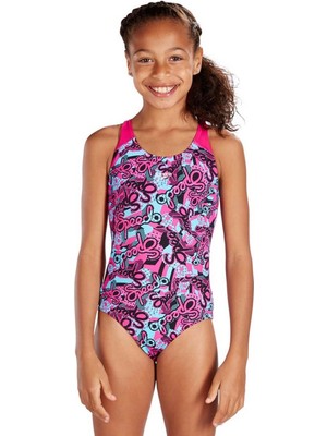 Speedo Çok Renkli Kız Çocuk Mayosu 8-07386B483