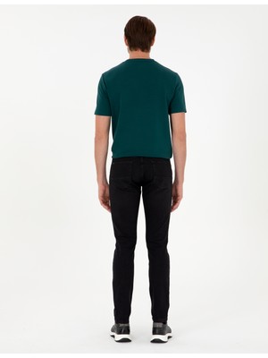 Pierre Cardin Erkek Siyah Slim Fit Jean Pantolon 50292091-VR046