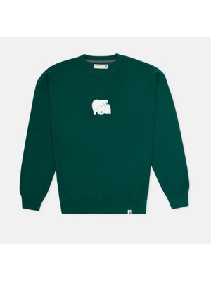 Wwf Market Kutup Ayıları Supersoft Sweatshirt - Nefti Yeşil