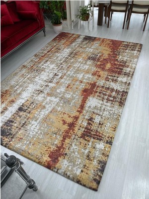 Carpet Cover Yeni Desen Bordo Jet Model Kadife Halı Örtüsü