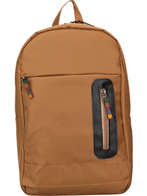 Plm Castelo 15.6" Notebook Sırt Çantası Taba Rengi