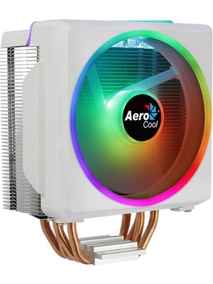 Aero Cool AE-CC-CYLN4F-W Cylon 4f Beyaz 12CM Argb Şeffaf Fan Işlemci Soğutucu