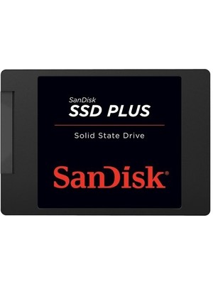Sandisk 480 GB SSD Plus 530 MB/s Okuma Hızı 450 MB/s Yazma Hızı Sata 3 2.5" Model SDSSDA-480G-G26