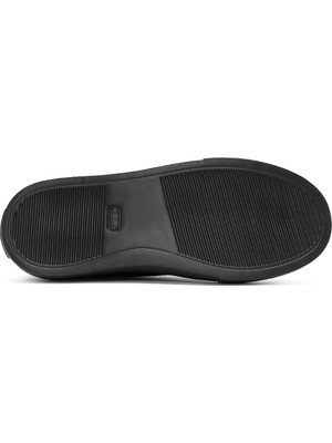 Derimod Erkek Siyah Bağcıklı Deri Sneaker 24WFD6115FT