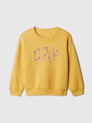 Kız Bebek Sarı Gap Logo Relaxed Fleece Sweatshirt