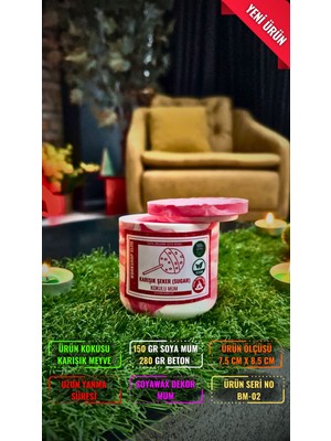 Workshop Elite Aroma Terapi Uzun Boy Kapaklı Soya Wax Kokulu Mum