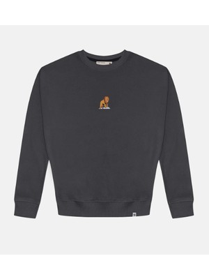 Wwf Market Aslan Oversize Supersoft Sweatshirt - Antrasit