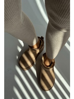 Nope21 Air Karamel Ultra Mini Kürklü Bot