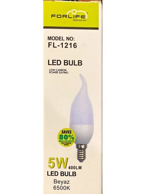 Forlife 5 Watt LED Mum Ampul-Beyaz Işık