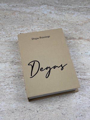 Degas Kumaş Doku Kitap Kutu