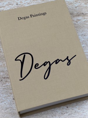 Degas Kumaş Doku Kitap Kutu