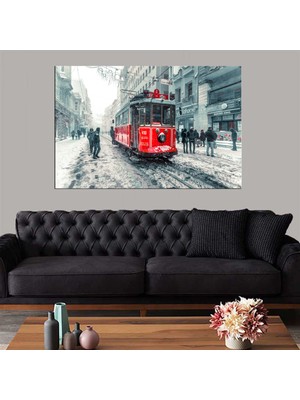 Miyrem Exclusive Serie"  Beyoğlu Tramvay Kanvas Tablo