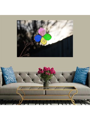 Miyrem Exclusive Serie"  Renk ve Yapraklar Kanvas Tablo
