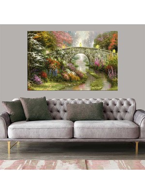 Miyrem Exclusive Serie"  Doğa ve Köprü Kanvas Tablo