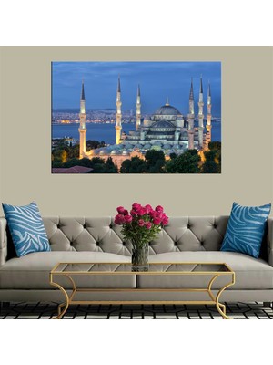 Miyrem Exclusive Serie"  Gökyüzü ve Cami Kanvas Tablo