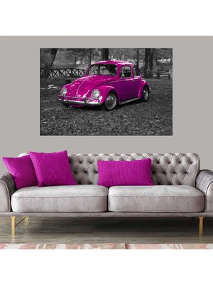 Miyrem Exclusive Serie"  Pembe Volkswagen Kanvas Tablo