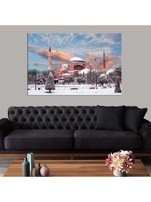 Miyrem Exclusive Serie"  Karlı Ayasofya Kanvas Tablo