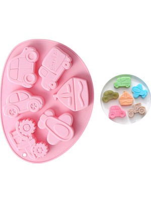 Tahtakale Toptancı Silikon Kek Kalıp Çikolata Araba Figürleri Kalıbı Şeker Hamuru Jelibon Taş Tozu Mum Kalıbı