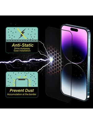 Redmi Note 9s / Note 9 Pro - Antistatik Cam Tam Kaplayan Ekran Koruyucu