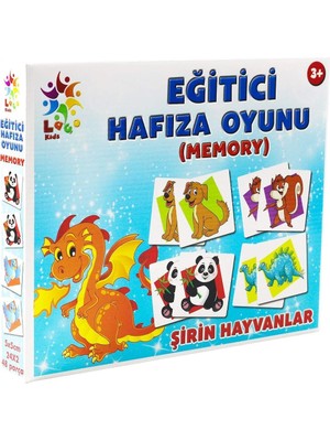 Narnuga Laço Puzzle LC022 Eğitici Hafıza Oyunu Şirin Hayvanlar - MCT2022-8901