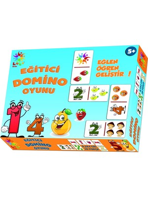 Narnuga Laço Puzzle LC015 Eğlen Öğren Eğitici Domino Oyunu Gülen Meyveler - MCT6516-1433