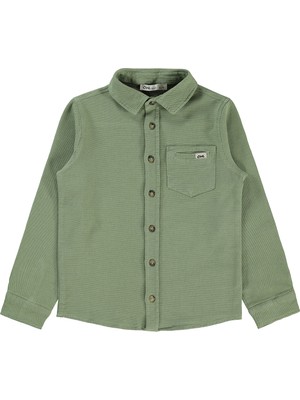 Civil Boys Erkek Çocuk Gömlek 10-13 Yaş Açık Haki