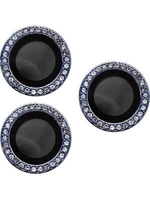 İ She iPhone 15 Pro Kamera Lens Koruyucu Taş Detaylı Cl-06