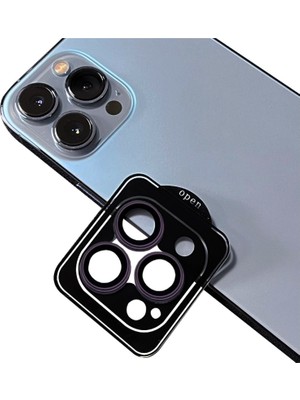 İ She iPhone 14 Pro Max Safir Kamera Lens Koruyucu Parmak İzi Önleyici Cl-11