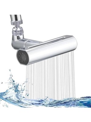 Öz Trend Store 360° Dönebilen Evrensel Musluk Ucu - 4 Farklı Su Çıkış Modlu Çok Yönlü Döner Mutfak Musluk Ucu