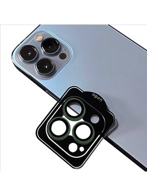 İ She iPhone 13 Pro Safir Kamera Lens Koruyucu Parmak İzi Önleyici Cl-11