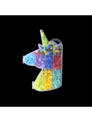 Bidoluhobi Isı İle Yapışan Boncuk Seti Unicorn Kutulu