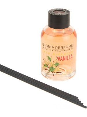 Gloria Perfume Vanilla Bambu Çubuklu Oda Kokusu - Şeffaf - 150 ml