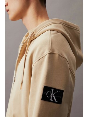 Calvin Klein Erkek Terry Fermuarlı Kapüşonlu Sweatshirt