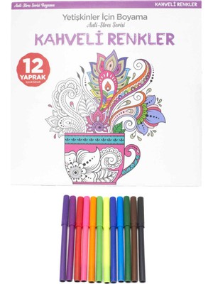 Mandala Boyama Zarf Seti Model 3