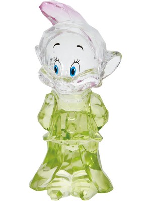 Disney Dopey Facets Şeffaf Reçine Figür Biblo
