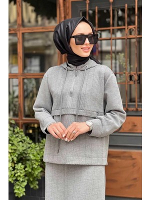 Cloche Mayla Sweat-Etek Takım  CL25K13CL356901 Gri