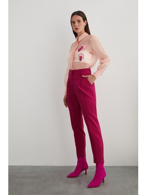 GIZIA Cepli Havuç Model Pembe Pantolon