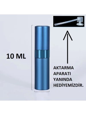 Cocoturk Doldurulabilir Mini Taşınabilir Cep Parfüm Şişesi Portatif Parfüm Şişesi Mavi Renk Parfüm Şişesi 10 MlStok kodu: P10,50